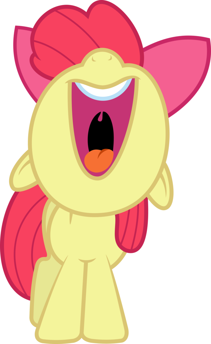 Source - Mlp Apple Bloom Mouth (700x1140)