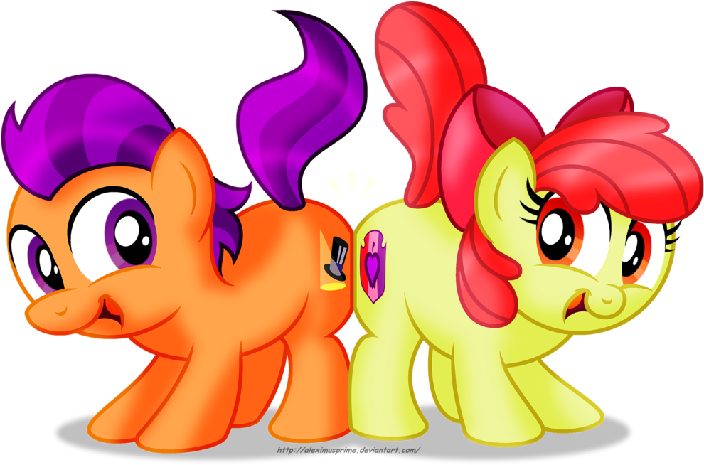 Cutie Mark Buddies By Aleximusprime - Cartoon (1024x691)