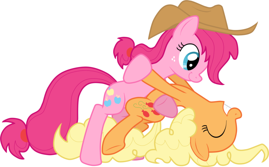 Pinkiejack And Applepie By Stupidlittlecreature - My Little Pony Applepie (900x559)