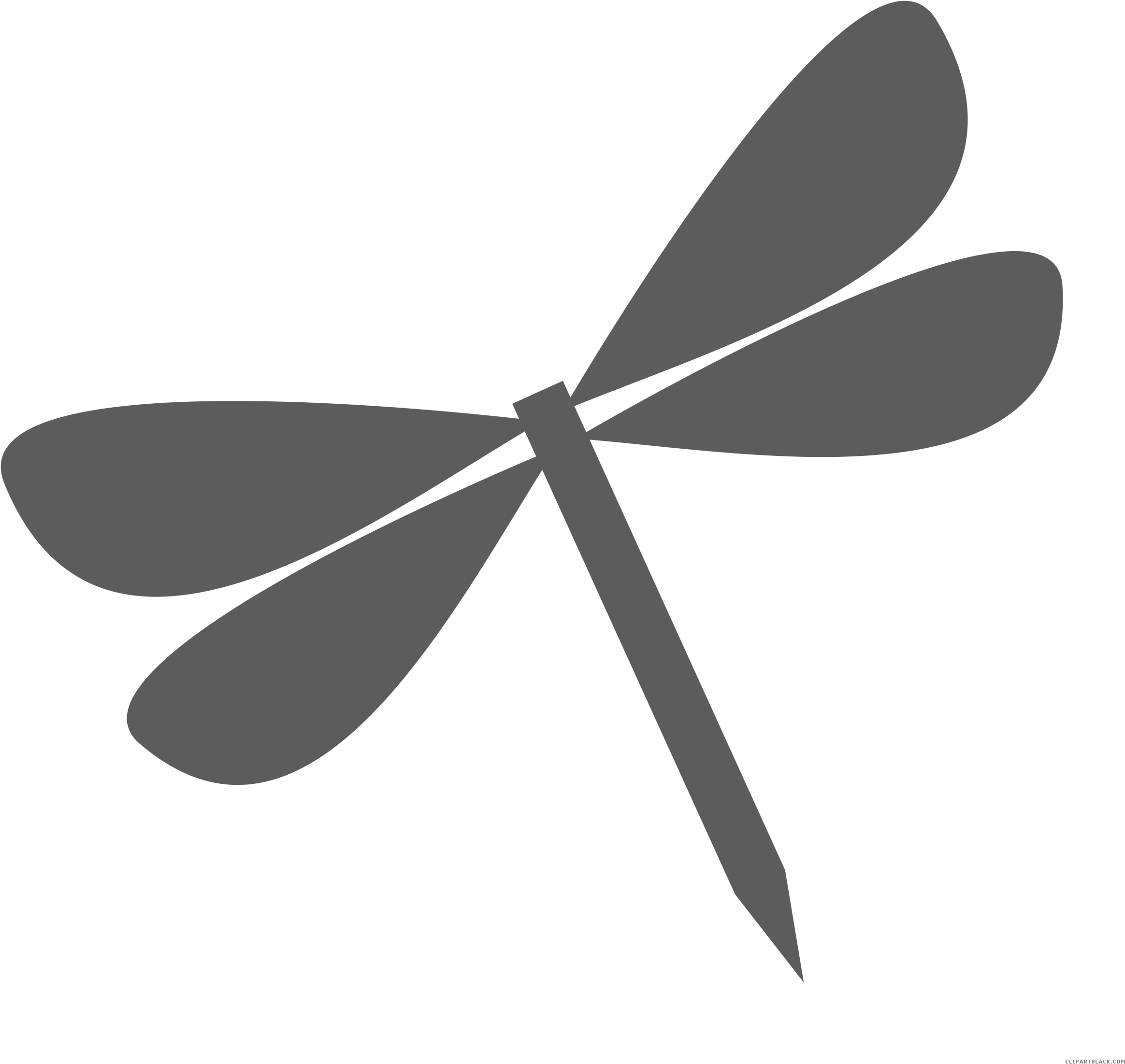 Dragonfly Animal Free Black White Clipart Images Clipartblack - Dragonfly Vector Png (2400x2400)