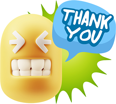3d Thank You, Sorry, Never Mind, It's Okay Messages - Thank You Sad (396x356)