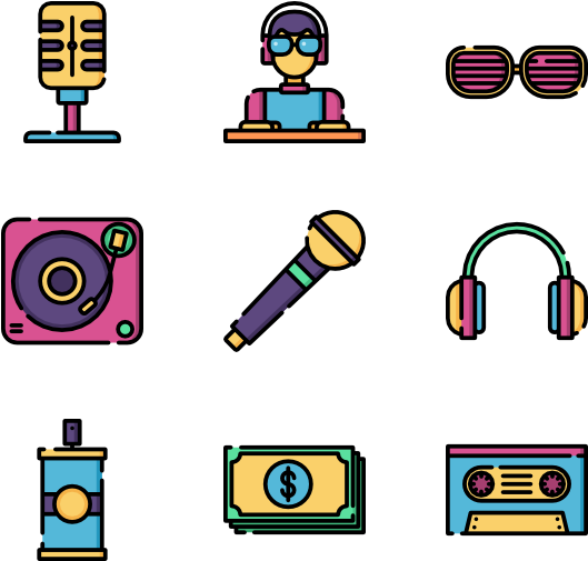 Hip Hop - Hip Hop Icon Png (600x564)