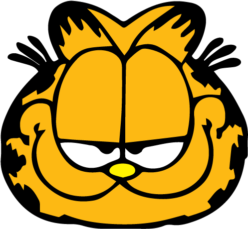 Greet Garfield In Munzee, In - Garfield Black And White (600x600)