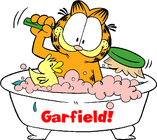 Garfield All Paws Pet Wash - Garfield Washing (718x662)