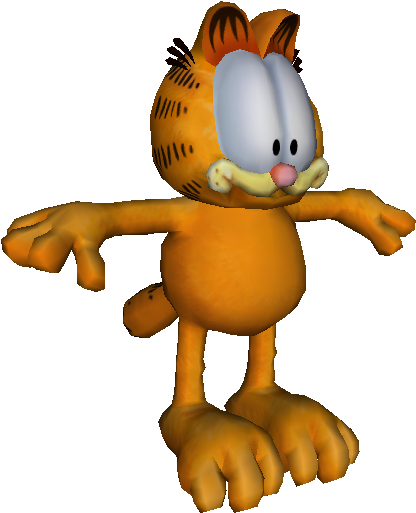 Download Zip Archive - T Pose Garfield (750x650)