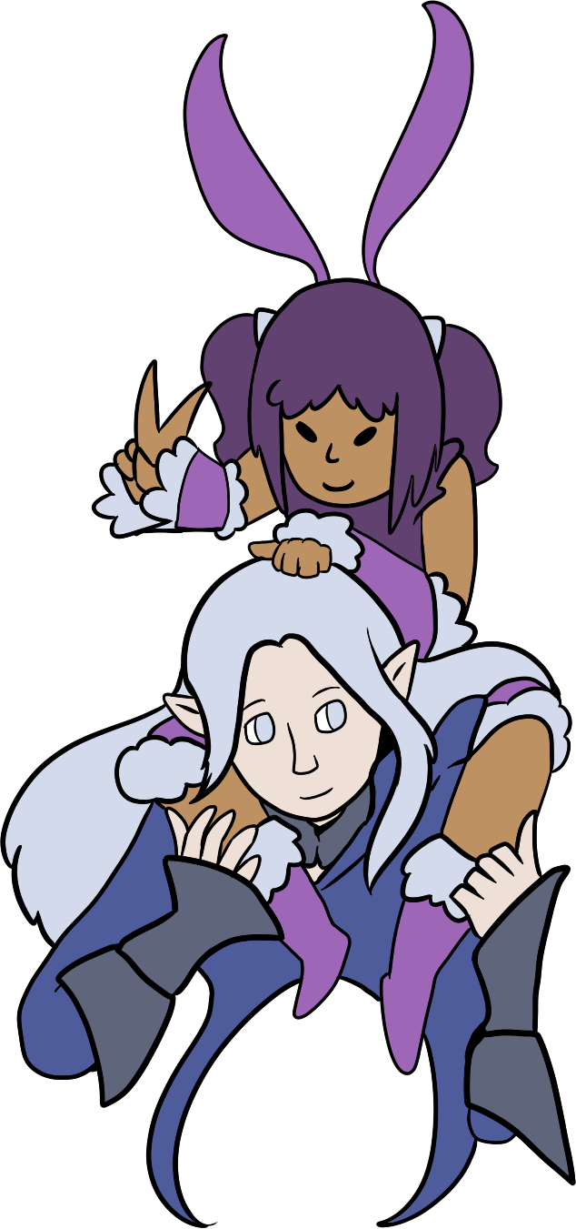 Sasaxia And Ysayle By Shsl-ivalice - Ivalice (634x1351)