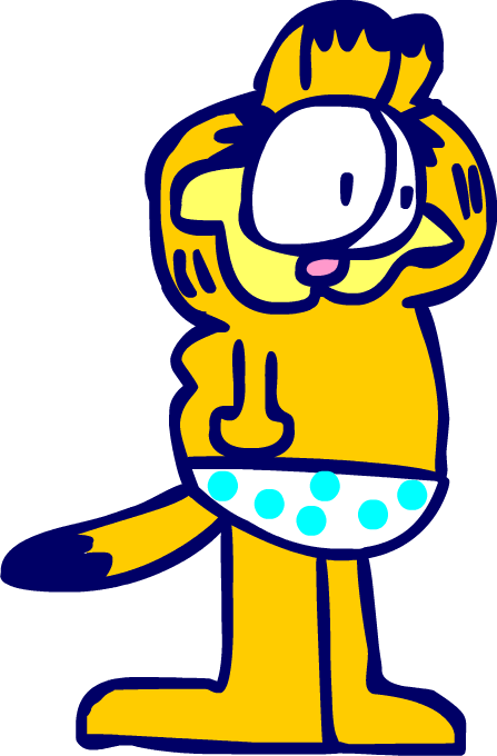 Garfield Baby By Derekautistafmf5988 - Baby Garfield (447x680)