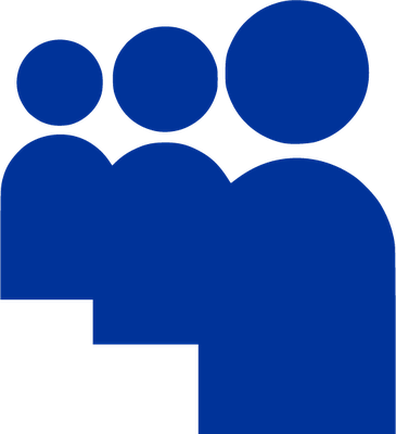 Hip Hop - 3 Blue People Logo (365x400)