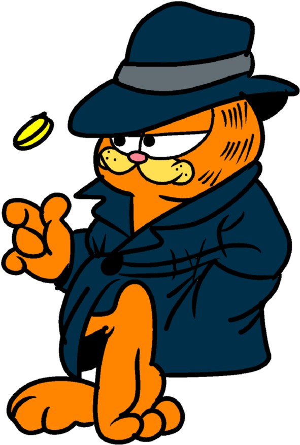 The Spy Garfield By Fanvideogames - Garfield Spy (894x894)