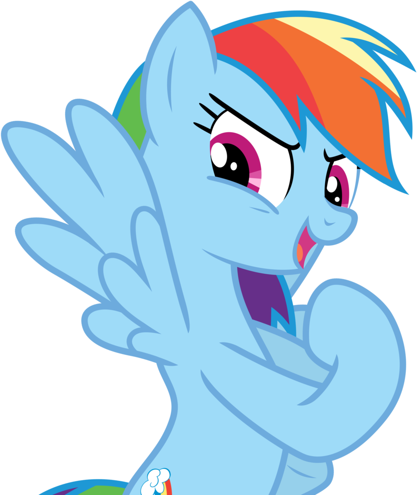 My Little Pony Rainbow Dash Flying Gif Download - Mlp Rainbow Dash Vector (1024x1087)