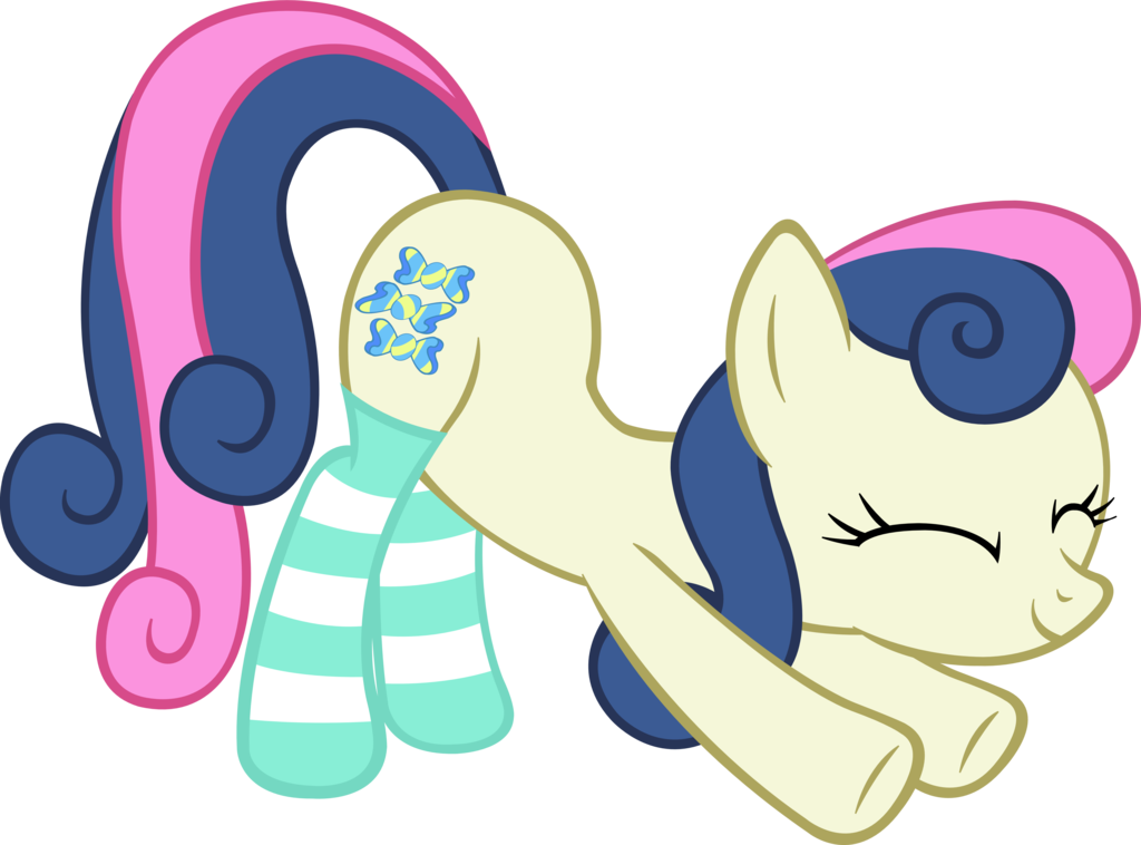 Bonbon Sock Stretch By Artpwny - My Little Pony: Friendship Is Magic (1024x758)