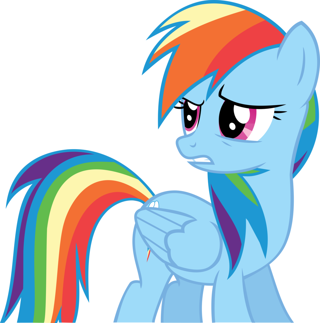 Fanmade Rainbow Dash Vector By Horsefan999 - Rainbow Dash Vector Standing (1024x1033)
