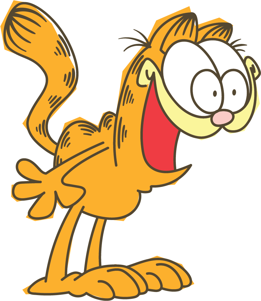 Garfield Line Stickers - Garfield Line Stickers (1000x1000)