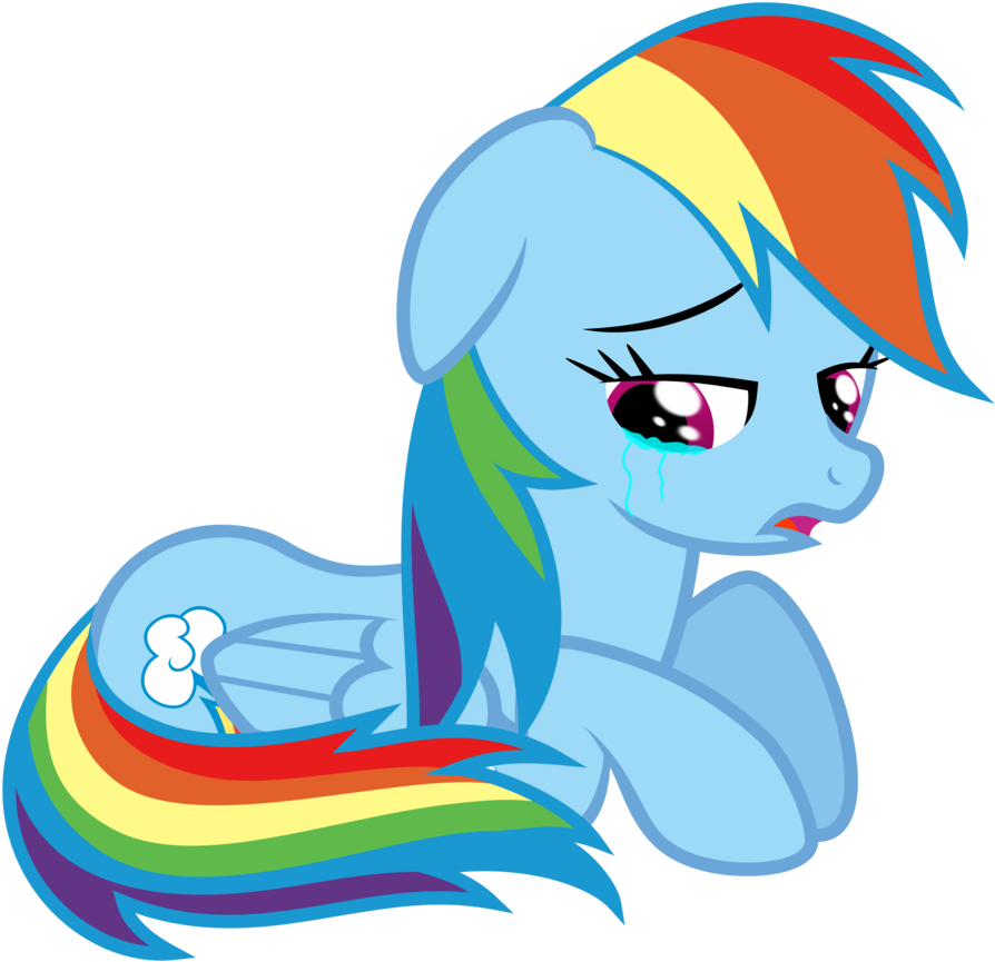 Voaxmasterspydre, Crying, Rainbow Dash, Safe, Simple - Mlp Cry Rainbow Dash (1280x905)