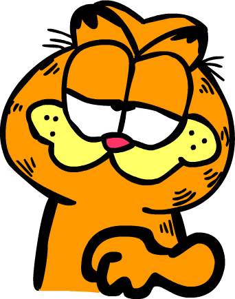Garfield Doodle By Theiransonic - Doodle (342x434)