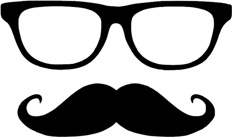 Mustache Glasses Vinyl Decal Sticker Thumbnail 2 Ljrqps - Mustache And Glasses Transparent (480x480)