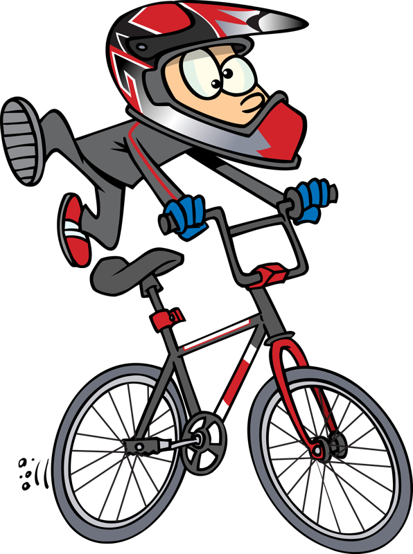 Bmx Bike Cycling Clip Art - Bmx Bike Cycling Clip Art (596x800)