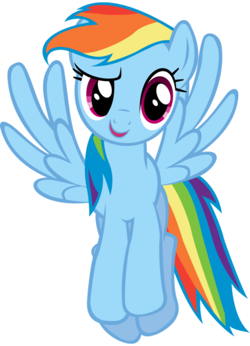 Twilight Sparkle Alicorn Vector Flying Download - My Little Pony Rainbow Dash Hd (362x500)