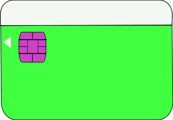Large Smart Card Clipart - Large Smart Card Clipart (600x416)