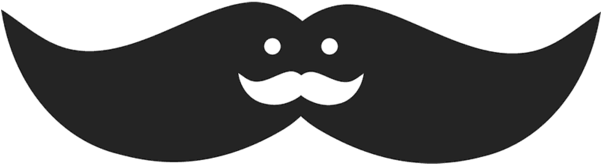 Meta Moustache Rubber Stamp - Rubber Stamp (600x600)