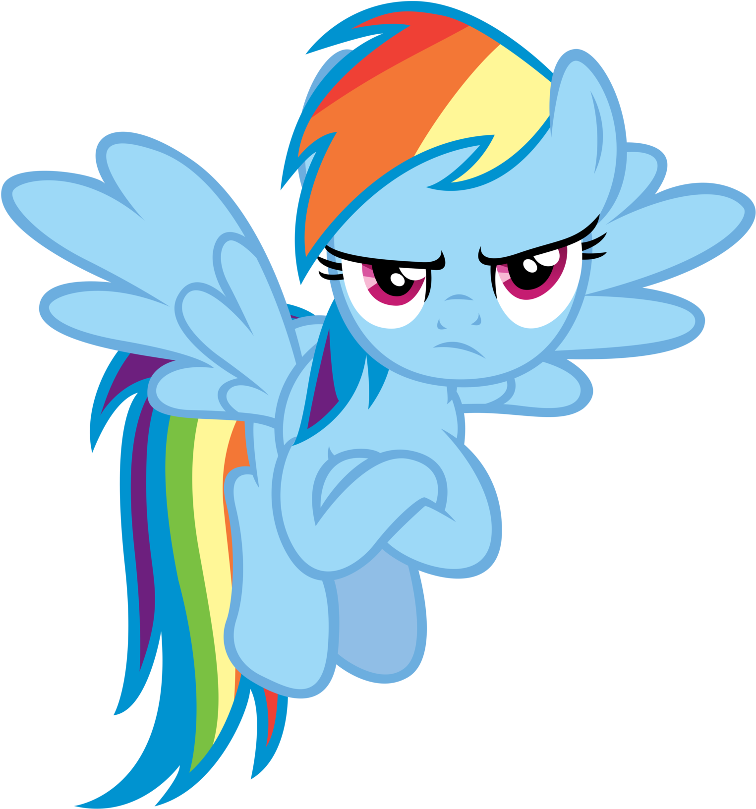 Rainbow Dash Vector [1] By Glessmlp - Cartoon (1600x1680)