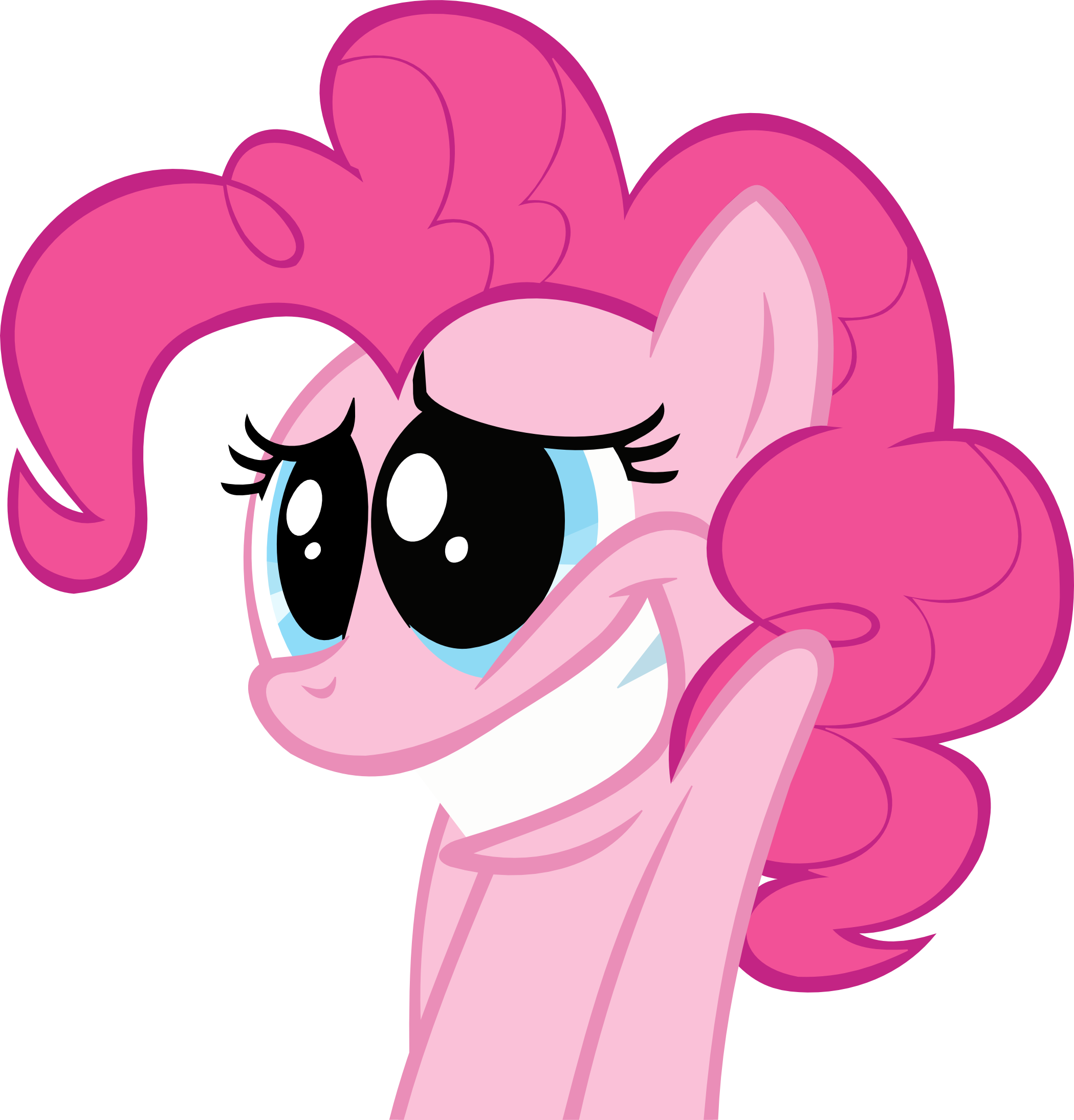 Pinkie Pie Happy By Ookami-95 - Pinkie Pie Happy (2099x2189)