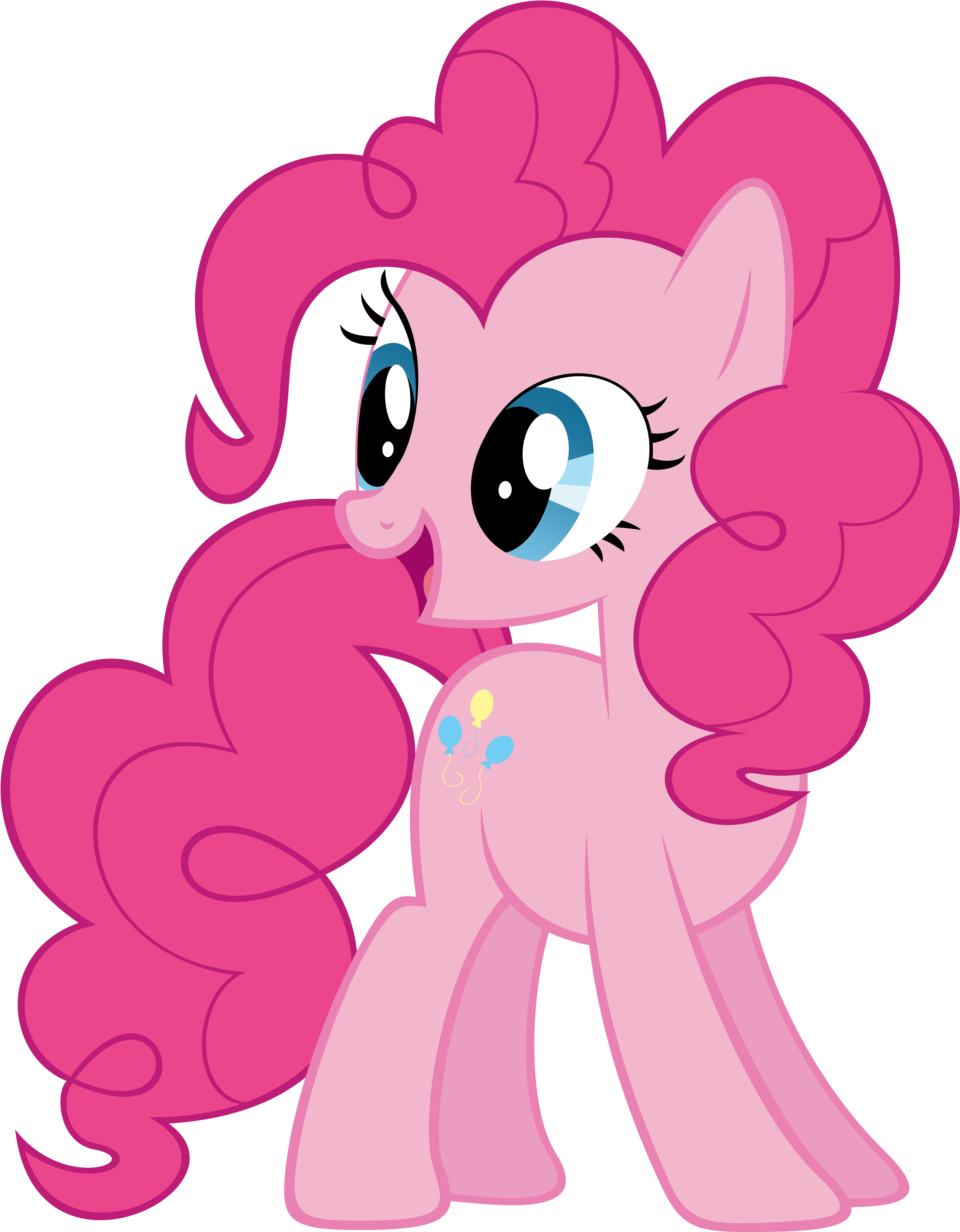 Pinkie Pie Is Happy By Shho13 - My Little Pony Pinkie Pie Happy (3000x3788)