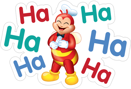 Sticker 25 From Collection «bee Happy With Jollibee - Jollibee Cartoon (490x317)