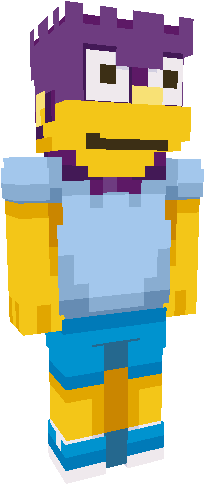 Undefined Undefined - Bart Simpson Skin Minecraft (288x504)