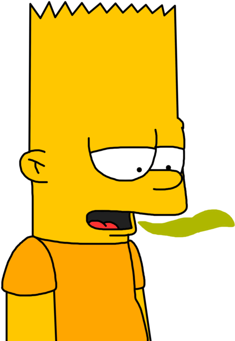 Bart With Bad Breath By Marcospower1996 - Breathing (894x894)