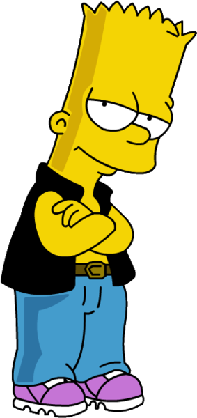 Bart Simpson - Imagenes Png Bart Simpson (283x600)