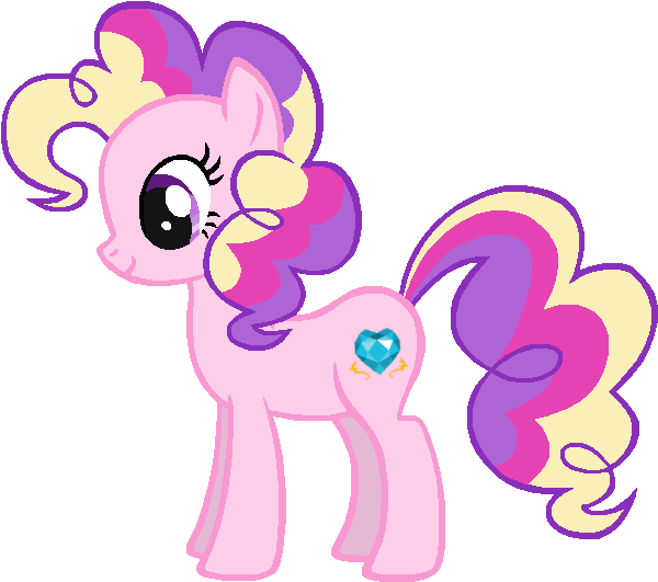 Pinkie Pie In Princess Cadence's Colors By Colossalstinker - Pony Friendship Is Magic Applejack (656x573)