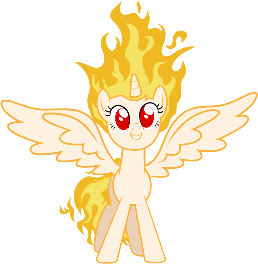 Twilicorn Is On Fire By Mlartspecter - My Little Pony Fire Twilight (892x895)