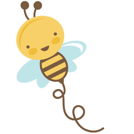 Happy Bee Imprimibles Pinterest Bees, Svg File And - Cute Designs For Scrapbook (432x432)