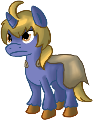 Ramzas' Cutie Mark Is A House-beoulve Coloured Version - Cartoon (345x424)