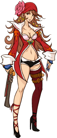 Elza Rw - Miss Fortune League Of Legends (242x550)