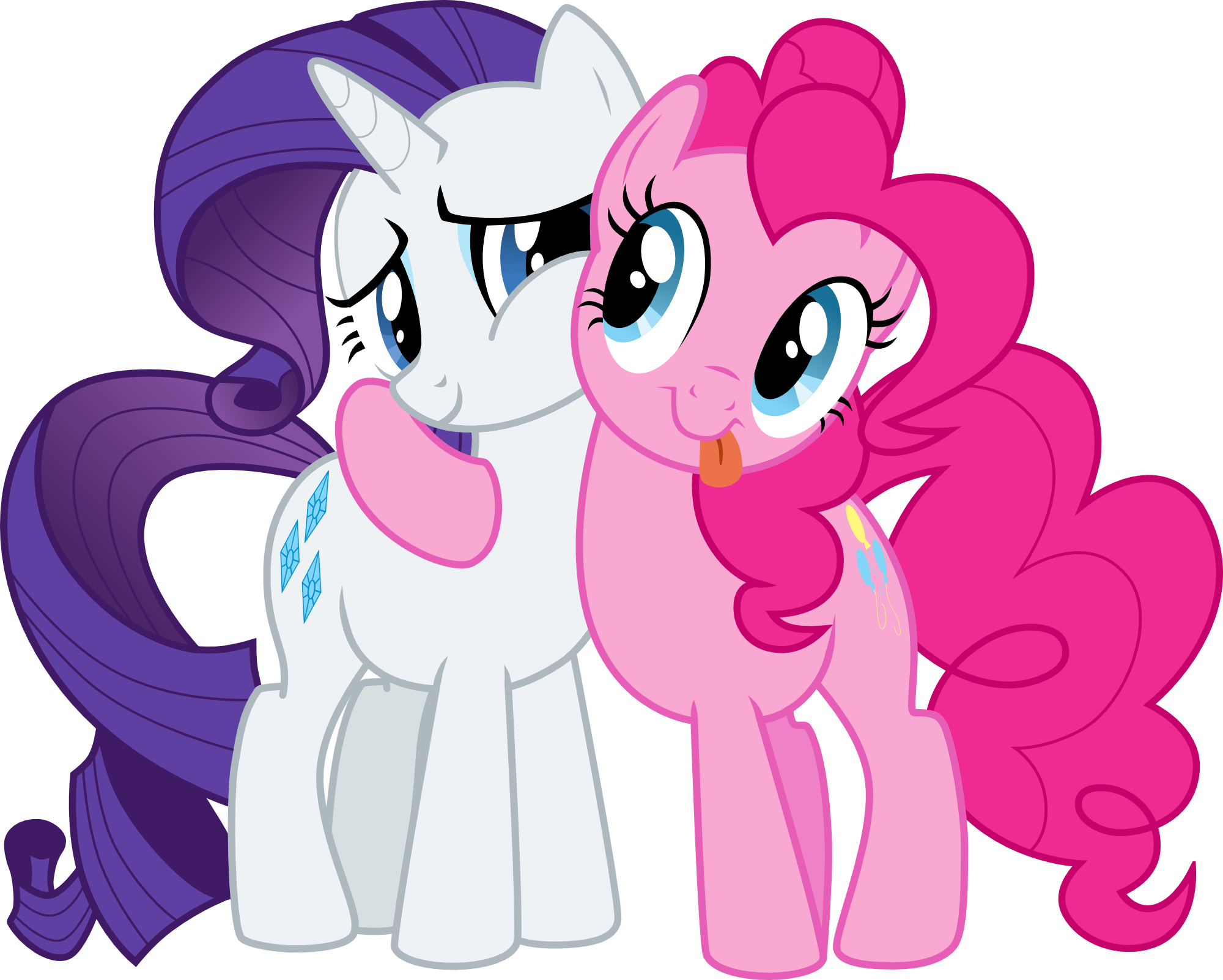 Img 1762931 3 Rarity And Pinkie Pie By Z - Rarity And Pinkie Pie (2000x1602)