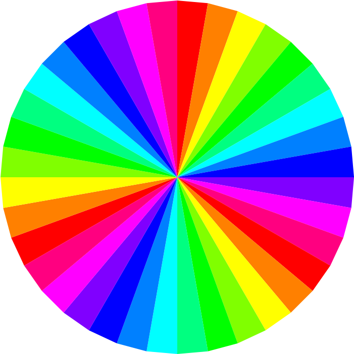 12 Color 36gon - Color Clipart (800x800)