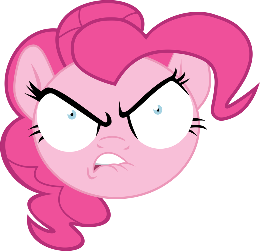 Pinkie Rage By C H Loboguerrero C - My Little Pony Przyjaźń To Magia Pinkie Pie (910x878)