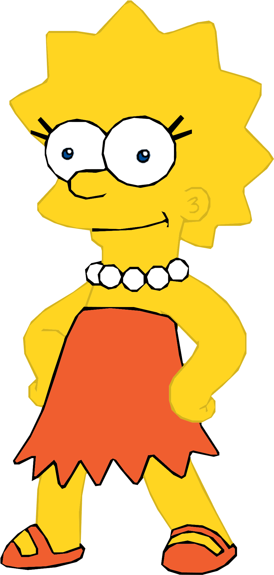 Lisa Simpson In Pnf/milo Murphy's Law Style - Chris Griffin Lisa Simpson (1475x2400)