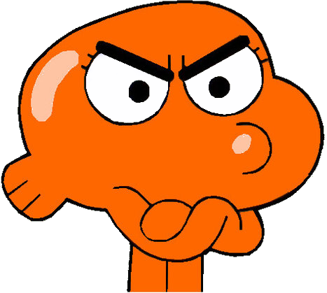 Darwin Looking Mad On You By Josael281999 - Amazing World Of Gumball Darwin Mad (467x419)