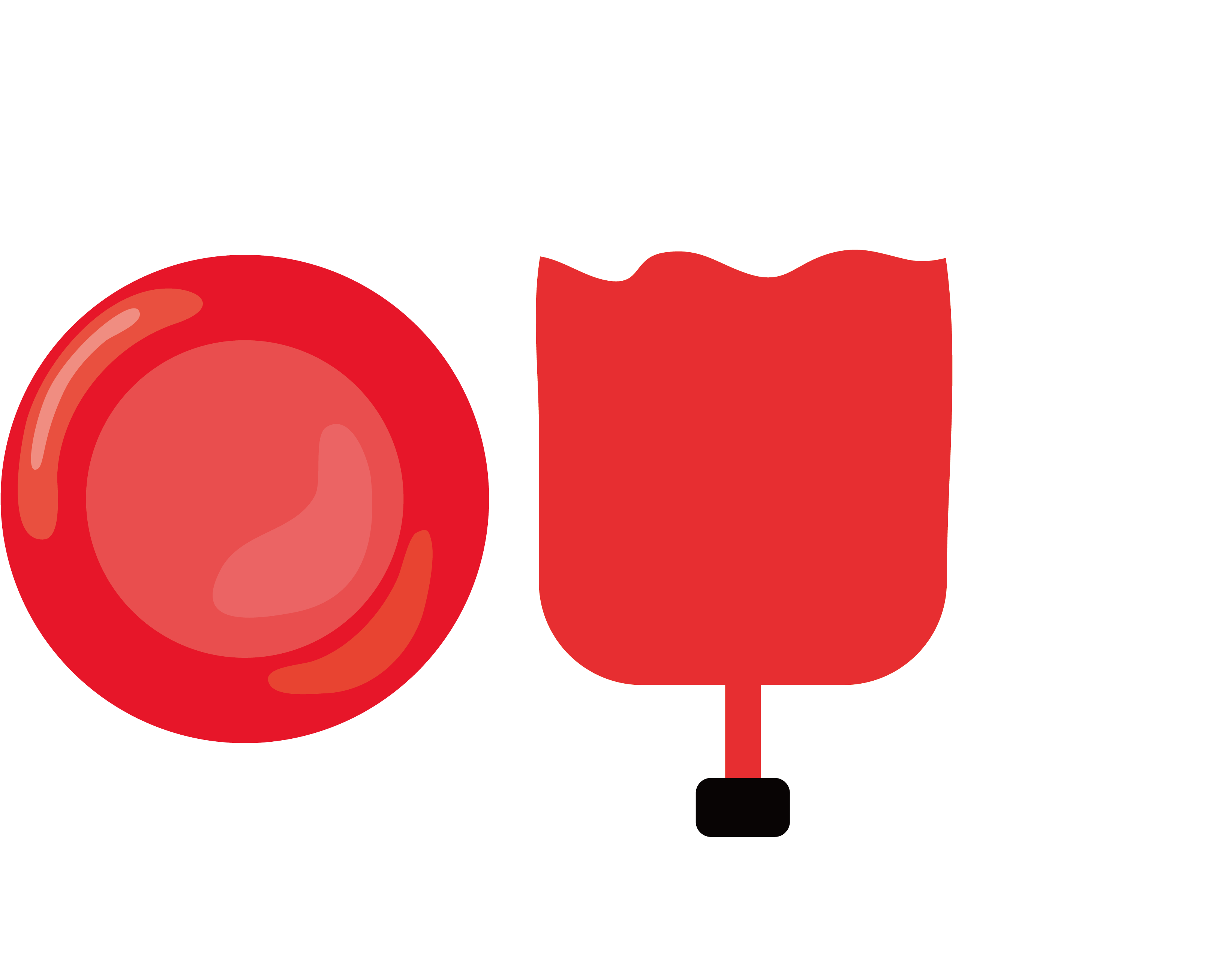 Vector Red Blood Cell Transfusion Bag Material - Red Blood Cell (3824x3049)
