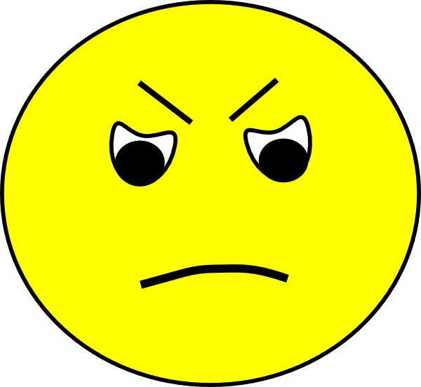 Angry Smiley Face Clip Art Cfxq - Gambar Keep Smile Animasi Bergerak (600x552)