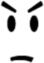 Picture Of A Mad Face - Roblox Annoyed Face (420x420)