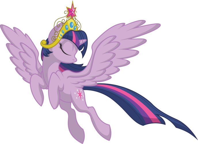 My Little Pony Friendship Is Magic Wallpaper Twilight - My Little Pony Princess Twilight Sparkle Flying (688x500)
