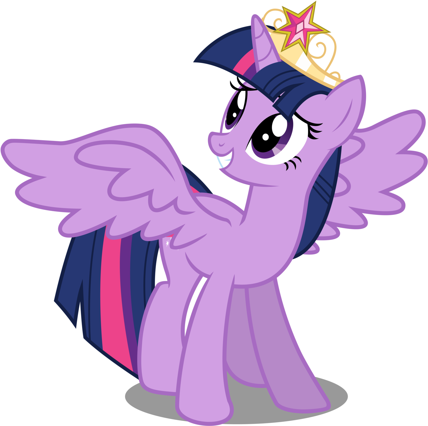 Looking Up, Magical Mystery Cure, Mare, Pony, Safe, - My Little Pony Princess Twilight Sparkle (1600x1477)