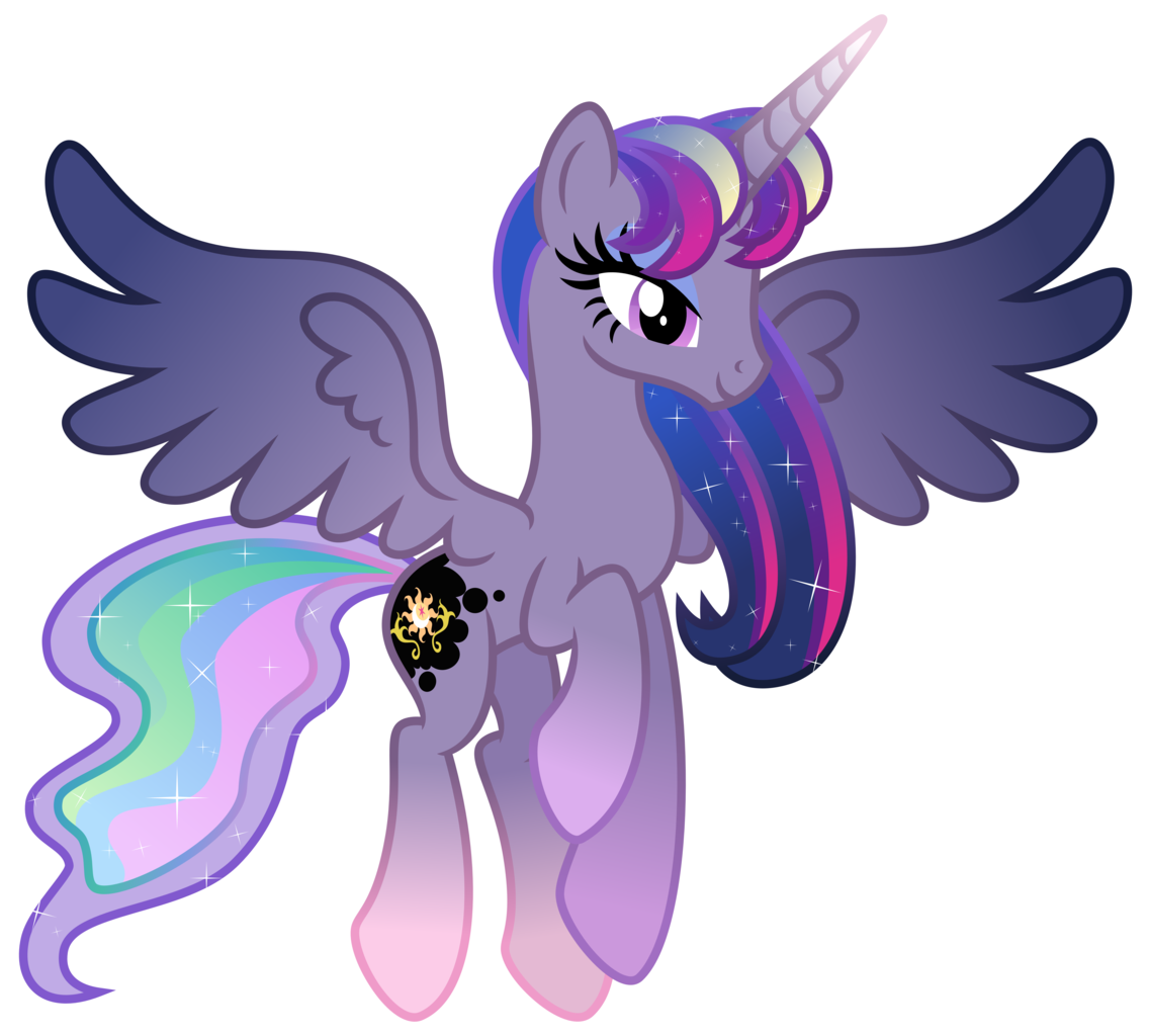 Absurd Res, Alicorn Tetrarchy, Artist - Fusion Mane Six 6 (1136x1024)