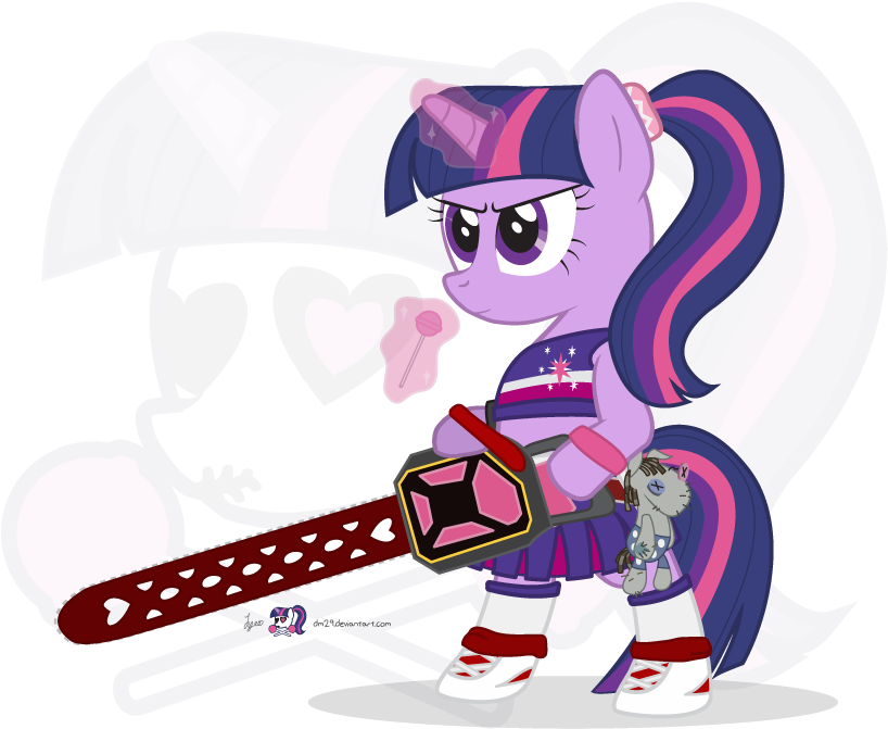 Lollipop Chainsaw Mare-ssacre I By Dm29 - My Little Pony Zombie Twilight Sparkle (875x750)