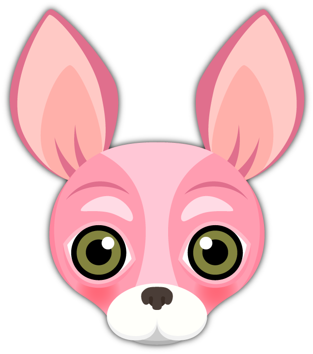 Pink Valentine's Chihuahua Emoji Stickers On The App - Sticker (646x731)