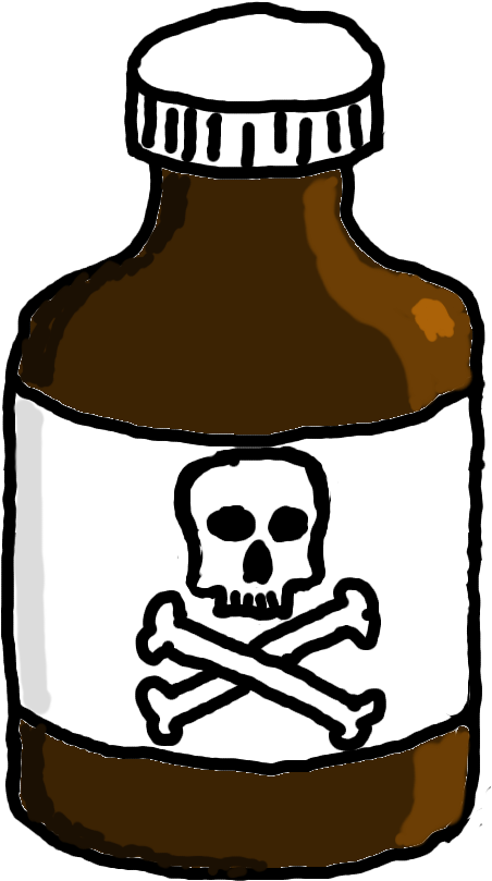 I - Cartoon Poison Bottle Png (1024x1024)